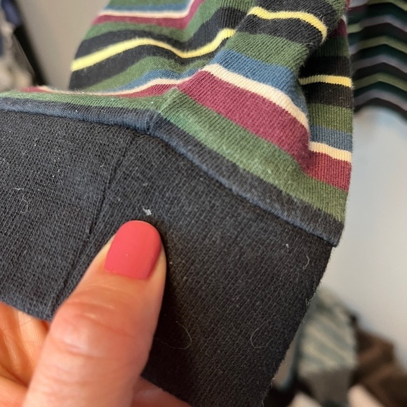 Welcome Skateboards Surf Stripe Spooky Text Long Sleeve T-Shirt sz M - Picture 8 of 10